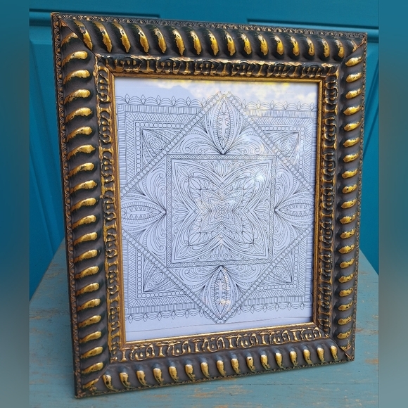 Gold Photo Frame Vintage Picture Frame Table Top Wall Decor Gold Leaf Guilding - Picture 17 of 17